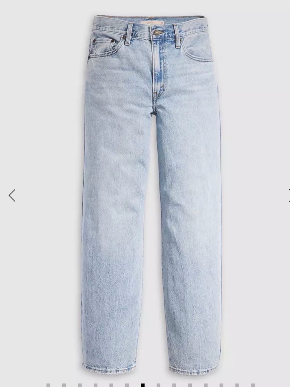 Levi's Light Wash Baggy Dad Jeans